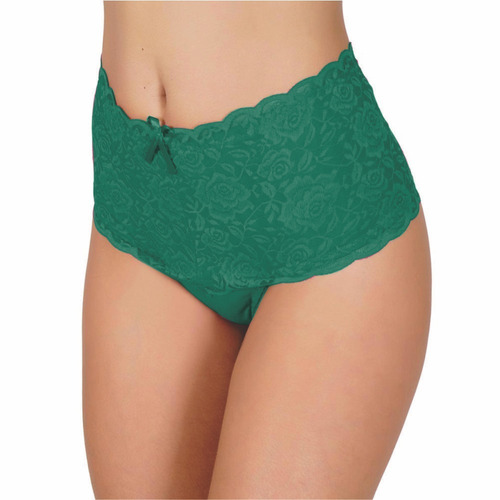 Imagem 8 de 9 de 10 Calcinha Cinta Cintura Alta Renda Barato Lingerie Atacado