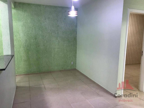 Imagem 17 de 21 de Apartamento Com 2 Dormitórios, 53 M² - Venda Por R$ 180.000,00 Ou Aluguel Por R$ 1.000,00/mês - Catharina Zanaga - Americana/sp - Ap1218