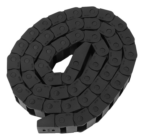 Transportador De Cable De Nailon Negro Drag Chain R18 De 1 M