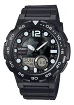 Comprar Reloj Casio Aeq-100w Con Telememo 3 Alarmas 10 Años De Pila 