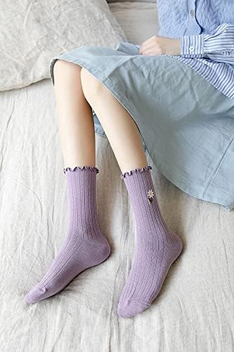 Kimkshine, Calcetines Con Volantes Para Mujer, Calcetín De P