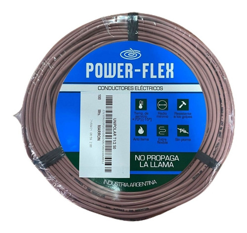 Cable Unipolar 1.5 Mm Eco Rollo X100 Metros Alcu Power Flex