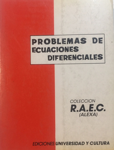 Libro Problemas De Ecuaciones Diferenciales