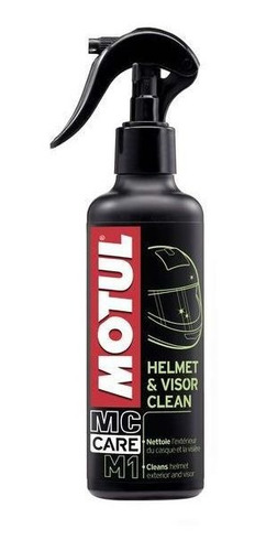 Motul M1 Helmet & Visor Clean Limpeza Capacete Viseira 250ml
