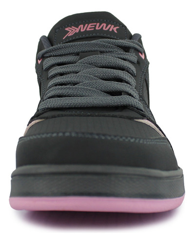 Tenis Newk Mujer Linea Dudley Color Gris Rosa