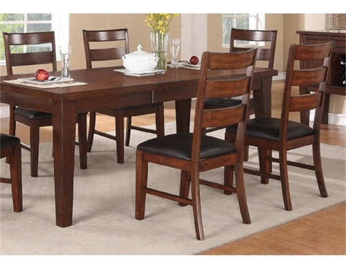 Tiantiandigital Mesa De Comedor Rectangular Moderna Con 6