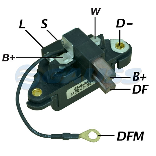 Regulador 12v Termoking 2 Terminales 1 Cable