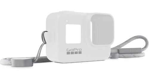 Imagen 3 de 6 de Funda Protectora Silicona Gopro Ajsst Hero 8 Black Blanco