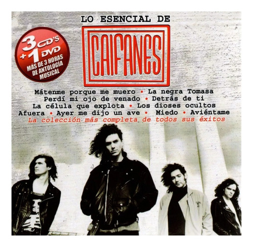 Caifanes Lo Esencial 3 Cd's + 1 Dvd Nuevo