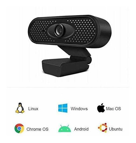 Camara 1080p Microfono Para Ordenador Pc Portatil Usb Hd