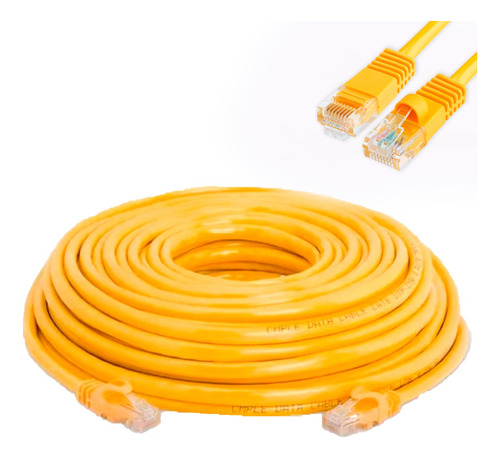 Imagen 1 de 5 de Cable De Red Internet Rj45 Lan Red Ethernet De 20 Metros