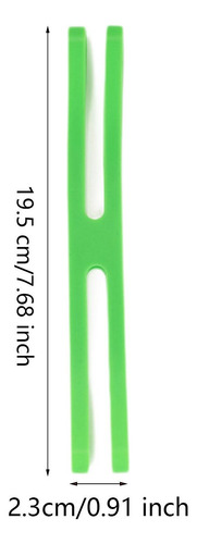 Bandas De Goma De Silicona En Forma De H, Bandas Verde