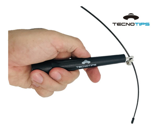 Imagen 5 de 10 de Soga Saltar Regulable Acero Rotor Cardio Box Tecnotips ®