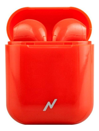 Auricular Inalámbrico Noga Btwins 5s Color Rojo