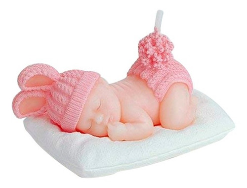 Imagen 2 de 9 de Vela Souvenir De Bebe Comunion Bautismo Nacimiento Baby