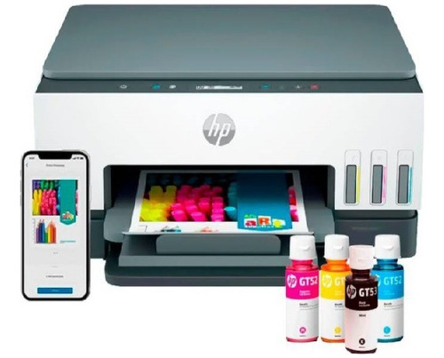 Multifuncional De Tinta Hp Smart Tank 670, Usb 2.0 De Alta V