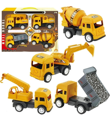 Caja De Regalo Grande S Kids Boy Engineering Truckconstructi