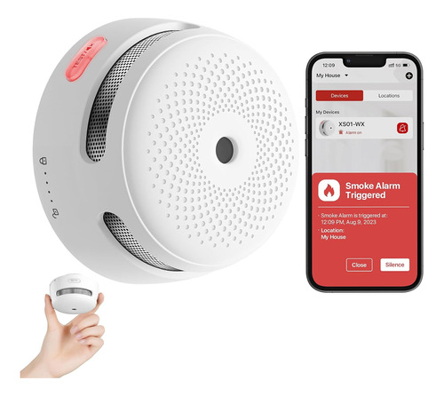 Alarma De Incendio Con Detector De Humo Inteligente X-sense