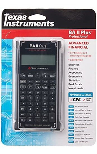 Texas Instruments Ba Ii Plus Professional Financial Calculat