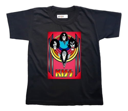 Remera Kiss Poster Niño