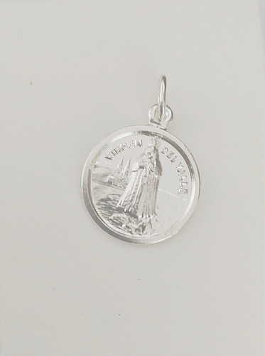 Medalla Virgen Del Valle 1,8cm Diámetro Plata 925