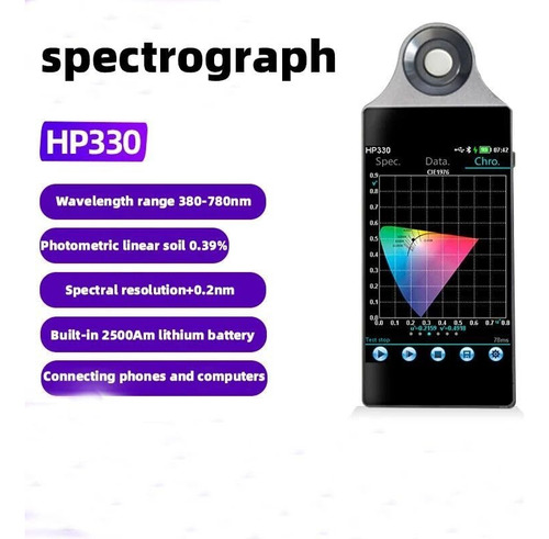 Espectrómetro Portátil Iluminómetro Medidor De Color