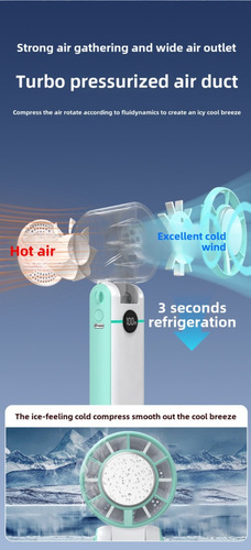 Ventilador Manual Con Ventilador Air Turbo Tech Para Activid