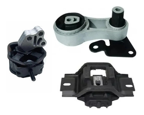 Kit 3 Soporte Motor Rocam 1.6 Nafta Derecho Ford Fiesta 03