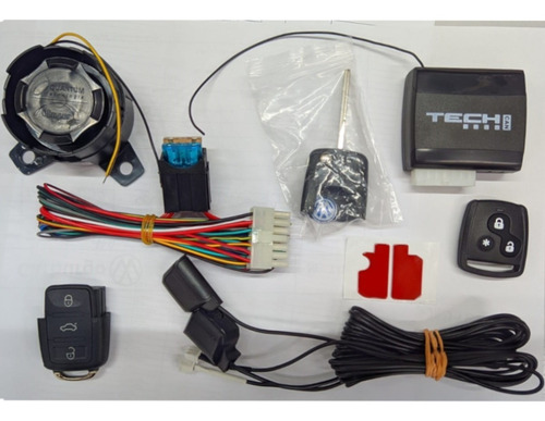 Kit Alarme Vw Tech Gol Voyage Fox Up Saveiro