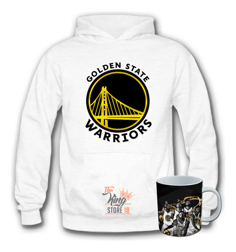 Poleron + Taza Gold Blooded De Golden State Warriors The King Store 10