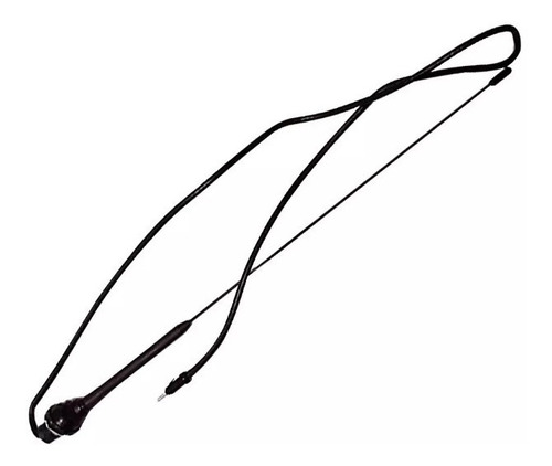 Antena Lujo Flexible Negra Varilla 60 Cm Accesorios