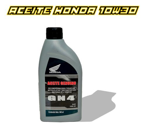 Aceite Para Moto Honda 10w30  Gn4