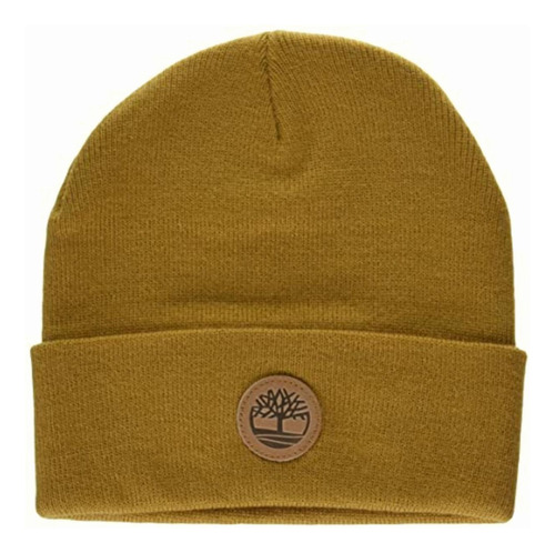 Timberland Gorro Con Puños Y Parche De Piel Para Hombre,