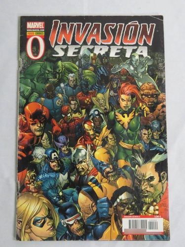 Comic Marvel: Invasión Secreta #0 (los Vengadores). Panini