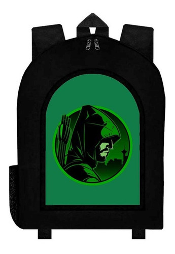 Mochila Green Arrow Flecha Verde  Adulto / Escolar E4