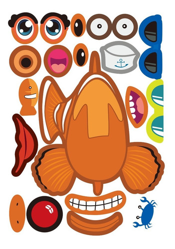 Imagen 4 de 6 de Stickers Autoadhesivos Didactico X4 Bajo Del Mar Souvenirs