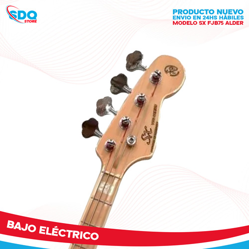 Bajo 4 Cuerdas Eléctrico Sx Jazz Bass American Alder