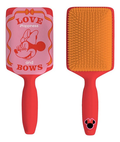 Cepillo Para Cabello Edición Especial Disney Sticker Minnie Color Rosa