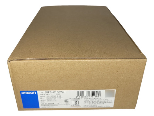 Fonte Alimentação Omron Chaveada 4,5a 24v 100w S8fs-c10024j