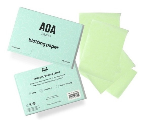Aoa Blotting Paper /papel Absorbente De Grasa Facial Bmakeup