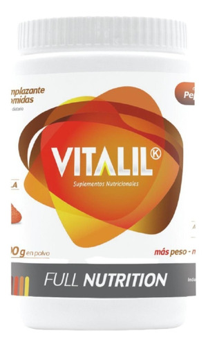 Full Nutrition Reemplazante De Comidas Sin Grasa  Vitalil