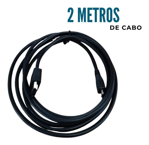 Imagem 3 de 8 de Cabo Hdmi 2 Metros Alta Qualidade V8 Conecta Celular Tv