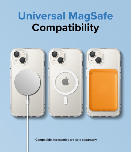 Funda Ringke Fusion Magnetic Para iPhone 14 De 6.1 Impacto Color Clear Matte (transparente Matte) iPhone 14 6.1