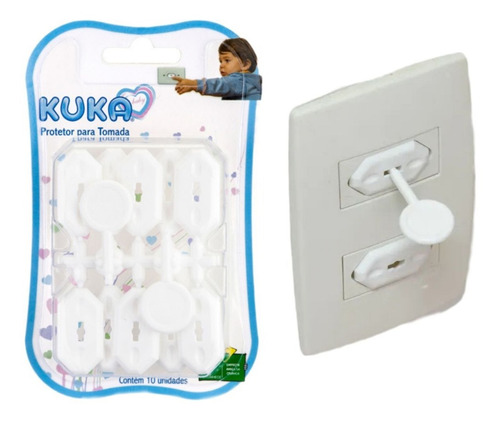 Protector De Enchufes Kuka Protetor De Tomada Pack De 10 U