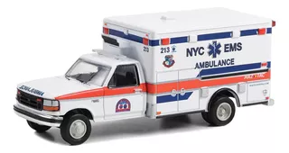 Greenlight First Responders Ambulancias 1/64 Nyc Fdny Custom Color Azul