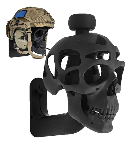 Para . Soporte Para Casco Con Forma De Calavera En 3d,