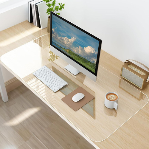 Mouse Pad Gamer Transparente Pvc Antideslizante Impermeable