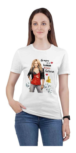 Polera Shakira - Las Mujeres Ya No Lloran D11