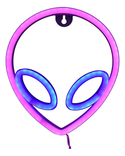 . Lámpara De Noche Alien Neon Sign Luz De Neón Decorativa