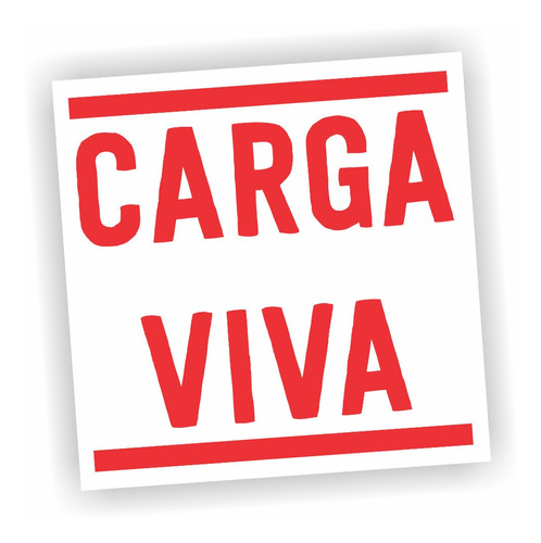 Cartel En En Pvc 3 Mm Carga Viva 30x30cm 